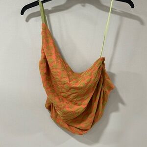 Zara Asymmetric Jacquard top size Large